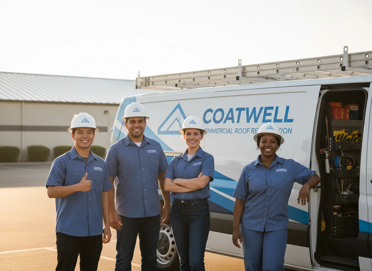 Commercial roof coating company in Wade Hampton, SC
